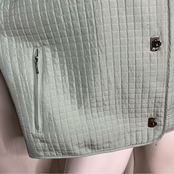 Mel & Lisa Mint Lightly Quilted Jacket 10 - Picture 4 of 4